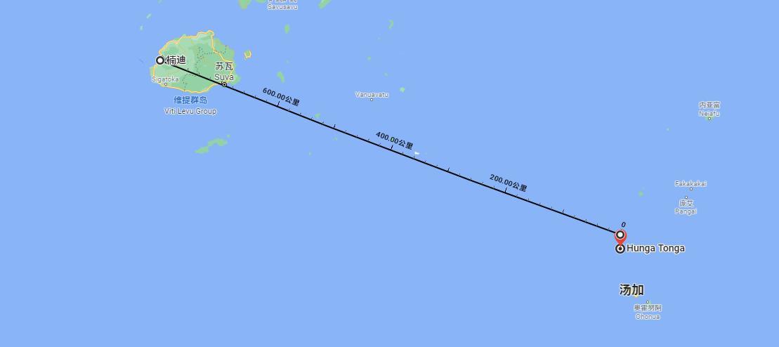 汤加火山喷发全境“失联”，有人以为是炸弹爆炸 邻国斐济华人：房子震了半个小时